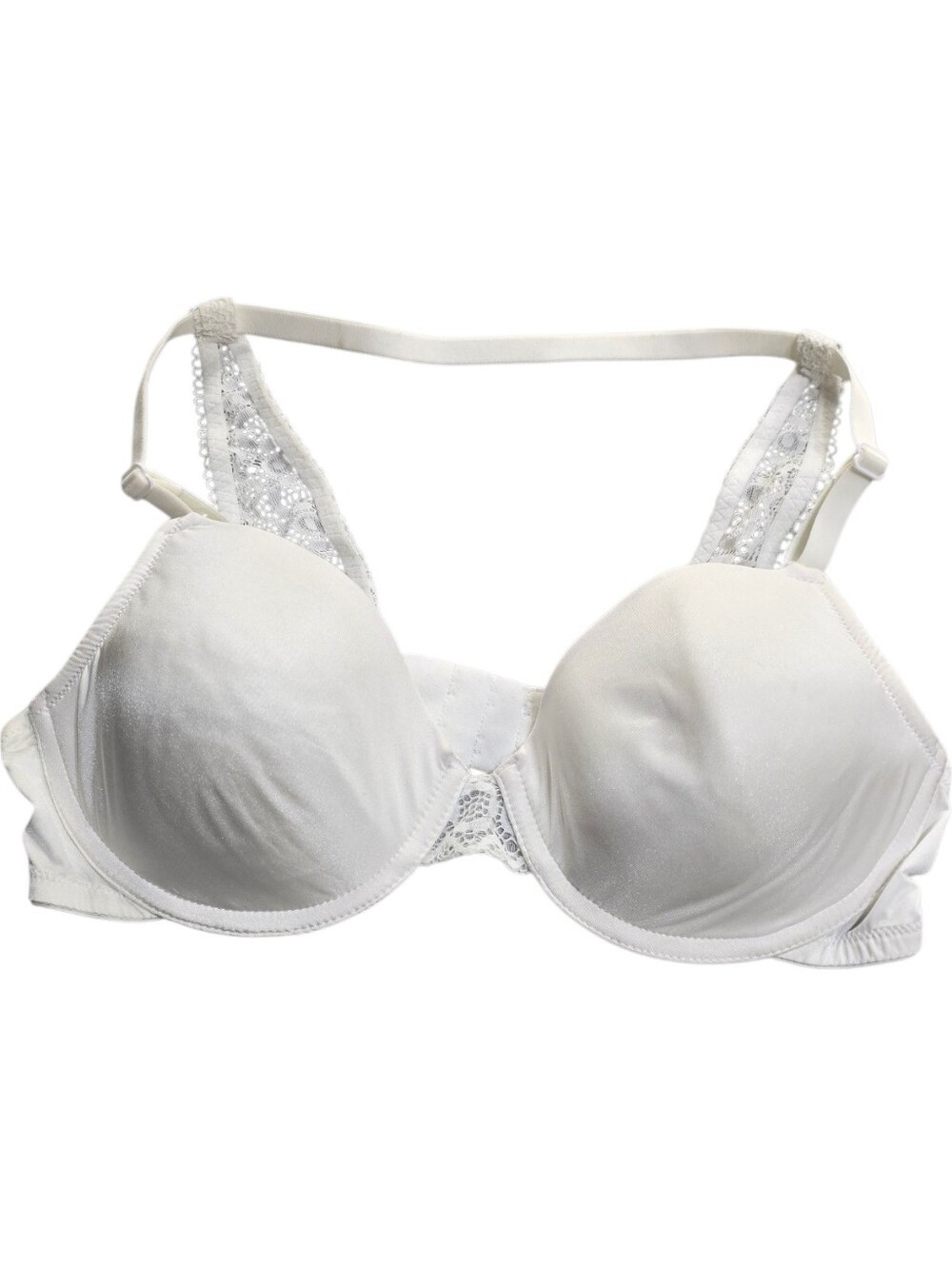 SO Intimates 36C Bra NWT White With Lace Detail